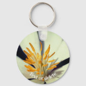 Blutwurzel-Blume-Center Personalisiert Schlüsselanhänger (Rückseite)