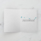 Blutwurzel-Wildblume-Beileid Karte (Innenseite)