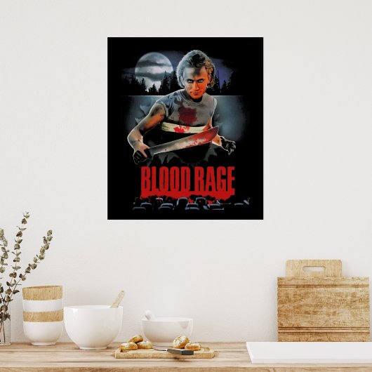 Blutwut Poster (Küche)