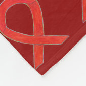 Blutzellen Fleecedecke (Ecke)