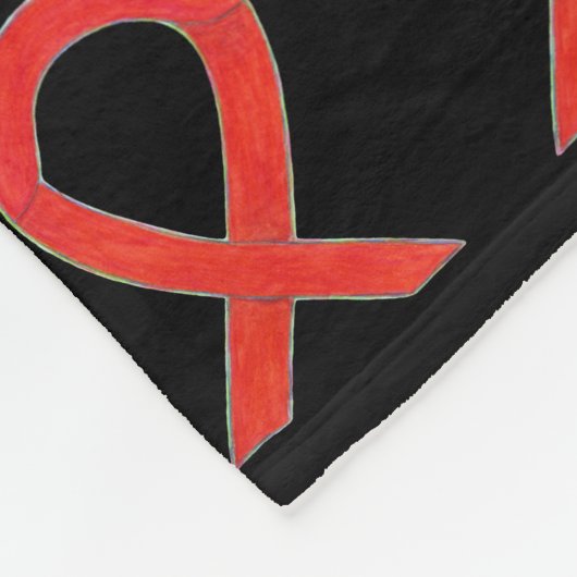 Blutzellen Fleecedecke (Ecke)