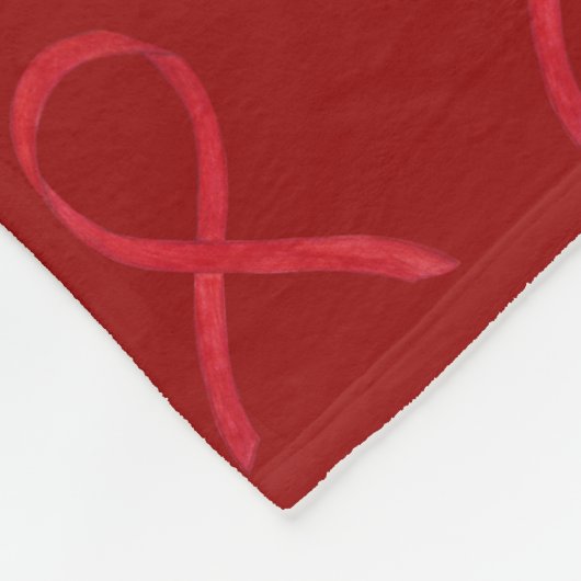 Blutzellen Fleecedecke (Ecke)