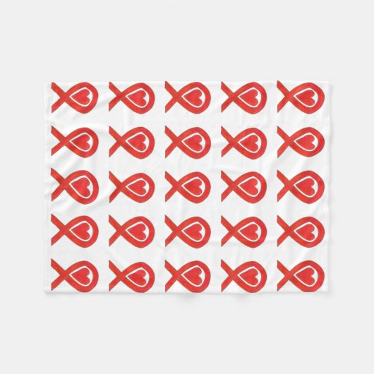 Blutzellen Fleecedecke (Vorderseite (Horizontal))