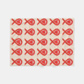 Blutzellen Fleecedecke (Vorderseite (Horizontal))