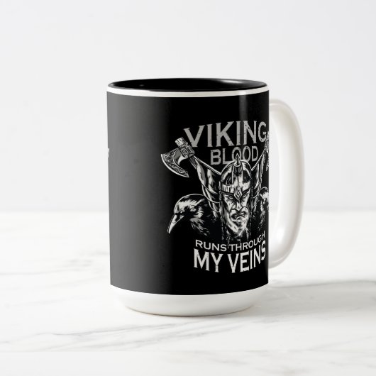 Blutzellen Zweifarbige Tasse (VorderseiteRechts)