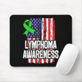 Blutzenkrebs-Überlebende Lime Green Awareness Ribb Mousepad (Mit Mouse)