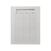 BLUTZUCKER-TRACKER NOTIZBLOCK (Rotiert)