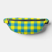 Bluyellow Green Kariert Schachbrett Pattern Fanny  Bauchtasche (Ablage )