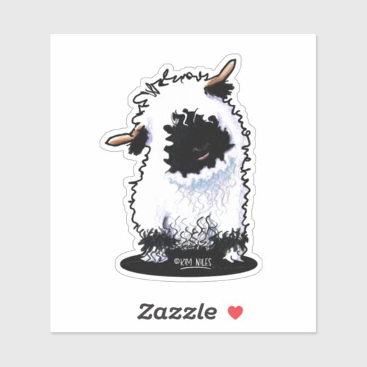 Blwlese Sheep KiniArt Sticker (Blatt)
