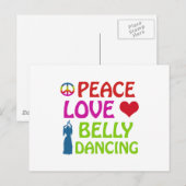 Bly Dance Designs Postkarte (Vorne/Hinten)