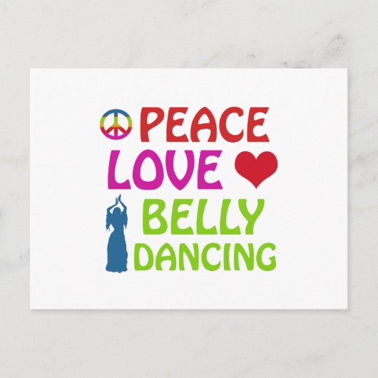 Bly Dance Designs Postkarte (Vorderseite)