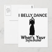 Bly Dance Designs Postkarte (Vorne/Hinten)