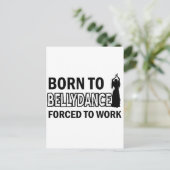Bly Dance Designs Postkarte (Stehend Vorderseite)