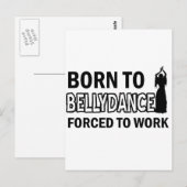 Bly Dance Designs Postkarte (Vorne/Hinten)
