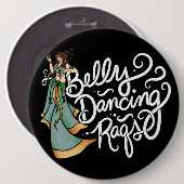 Bly Dance RAQS Fun Bly Tancing Button (Vorne & Hinten)