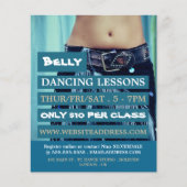Bly Dancer, Dance Lesson Werbung Flyer (Vorne)