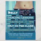 Bly Dancer, Dance Lesson Werbung Flyer (Vorne)