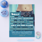 Bly Dancer, Dance Lesson Werbung Flyer (Einzeln)