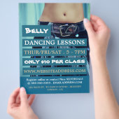 Bly Dancer, Dance Lesson Werbung Flyer (Hand)