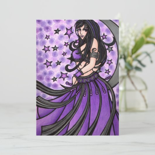 Bly Dancer Geburtstagskarten Feiertagskarte (Stehend Vorderseite)