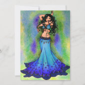 Bly Dancer Geburtstagskarten Feiertagskarte (Vorderseite)