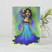 Bly Dancer Geburtstagskarten Feiertagskarte (Stehend Vorderseite)