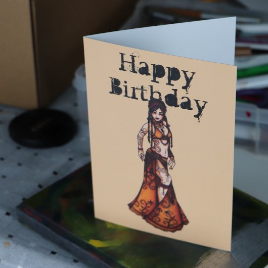 Bly Dancer Geburtstagskarten Karte