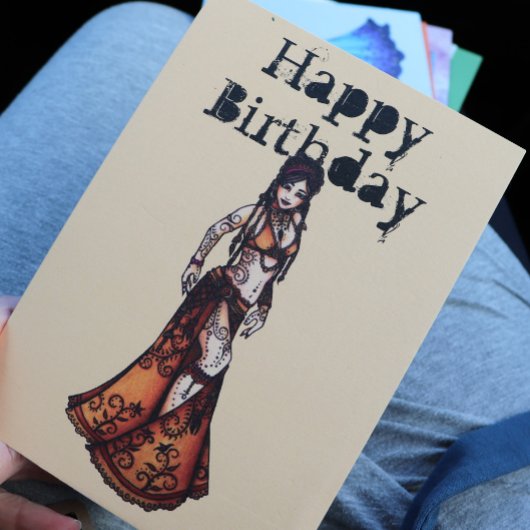 Bly Dancer Geburtstagskarten Karte