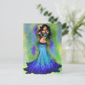 Bly Dancer Geburtstagskarten Postkarte (Stehend Vorderseite)