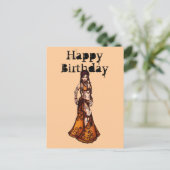 Bly Dancer Geburtstagskarten Postkarte (Stehend Vorderseite)