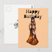 Bly Dancer Geburtstagskarten Postkarte (Vorne/Hinten)