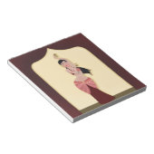 Bly Dancer Middle Eastern Tänzerin Notizblock (angewinkelt)