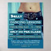 Bly Dancer, Tanzlei Werbung Poster (Vorne)