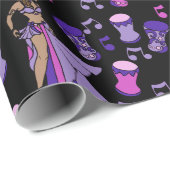 Bly Dancers Geschenkpapier (Rolleneckpunkt)