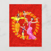 Bly Dancers Postkarte (Vorderseite)