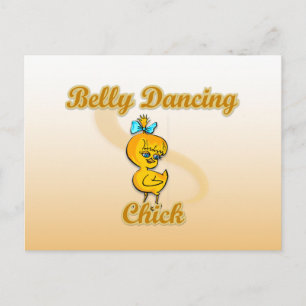 Bly Dancing Chick Postkarte