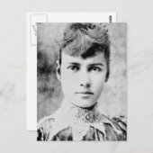 Bly ~ Nellie / Journalist World Traveller Postkarte (Vorne/Hinten)