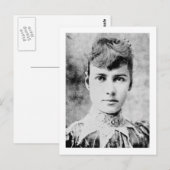Bly ~ Nellie / Journalist World Traveller Postkarte (Vorne/Hinten)