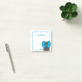 Bly Phant Blue Post-it Klebezettel (Büro)