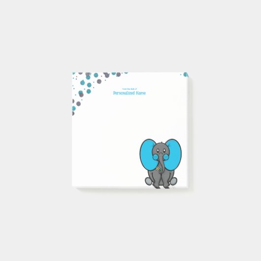 Bly Phant Dots Post-it Klebezettel (Vorderseite)