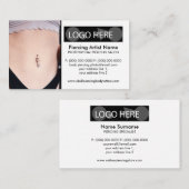 Bly Piercing Foto Body Juwelen Visitenkarte (Vorne/Hinten)