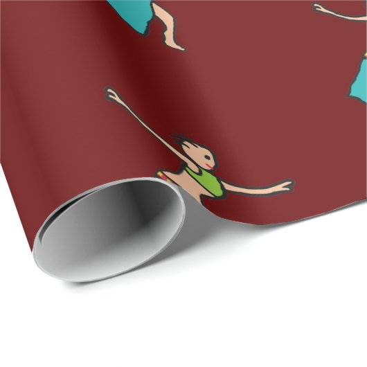 Bly Tancing Geschenkpapier (Rolleneckpunkt)