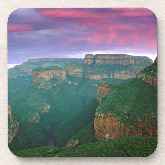Blyde River Canyon at Sunset, Südafrika Getränkeuntersetzer (Vorderseite)