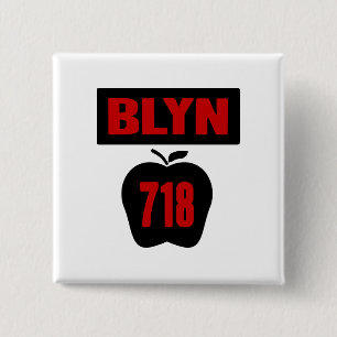 BLYN 718 Innere von großem Apple mit Fahne, Farbe Button