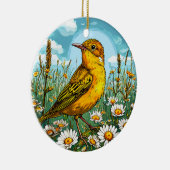 Blyth-Rosenvogel Keramik Ornament (Rechts)