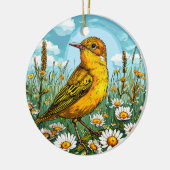 Blyth-Rosenvogel Keramik Ornament (Links)