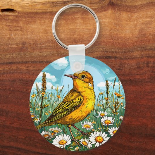Blyth-Rosenvogel Schlüsselanhänger (Rückseite)