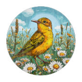 Blyth-Rosenvogel Schneidebrett (Vorderseite)