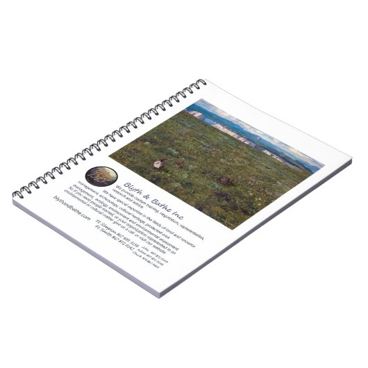 Blyth und baden Notizbuch Notizblock (Linke Seite)