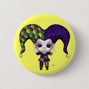 Blythes Weltkarneval - Knopf Button